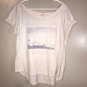 White Hollister top